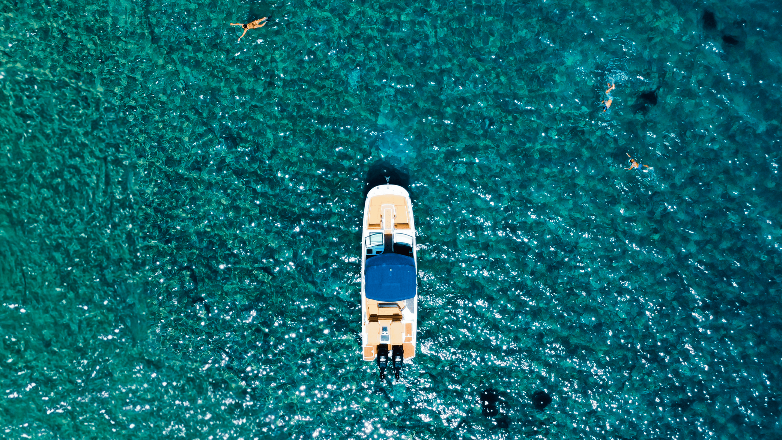 Boot auf dem Meer mit Text: Wir sind auf kreativer Entdeckungsreise – MH-Studio Marketing- & Designagentur für Webdesign, Branding, Fotografie und Content Marketing im Neuaufbau.